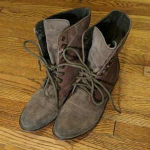 Free People | Lace Up Ankle Boots